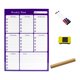 thumbnail image 5 of Recordatorio Semanal De La Nota Del Calendario De La Pizarra Magnética Suave Para El Estilo C Del Organizador De La Escuela, 5 of 5
