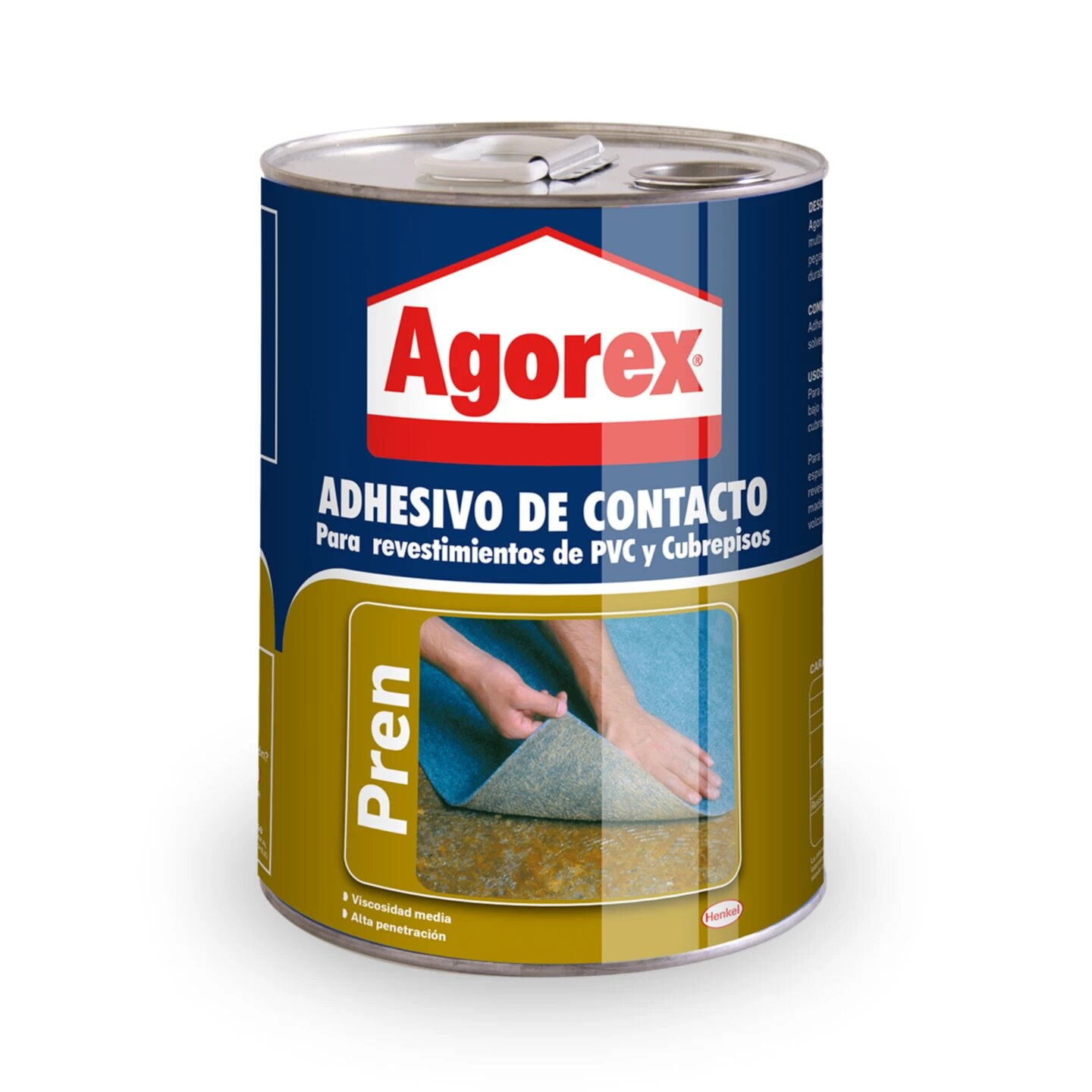 Agorex - Adhesivo De Contaco Para Pvc Y Cubrepisos 750 Cc