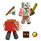 thumbnail image 2 of Minecraft figura 8cm crafting 2-pack-piglin zombie y strider, 2 of 6