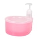 thumbnail image 5 of Dispensador De Jabón Para Platos 2 En 1 Con Soporte De Esponja Botella De Bomba De Líquido De 1L Para El Hogar Rosa, 5 of 5
