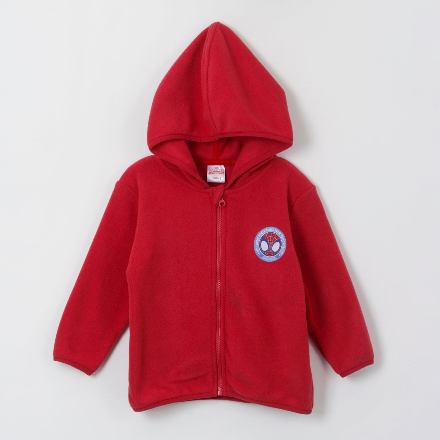Polar Con Gorro Niño Logo Spidey Rojo Marvel