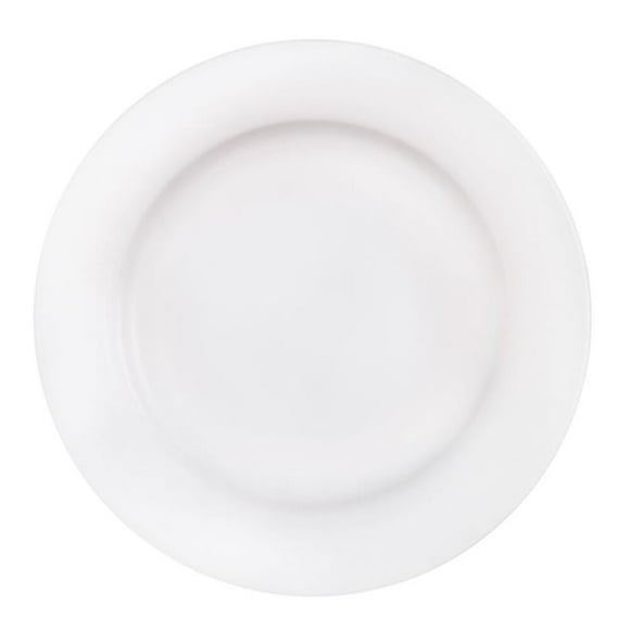 Set De 12 Platos Redondos De Porcelana Blancos 28Cm Star Th