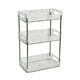 thumbnail image 3 of Estante De Almacenamiento Para Baño, Bandeja De Tocador, Bandeja De Joyería Para Champú, Cocina, Baño, Blanco Claro, 3 Capas, 3 of 3