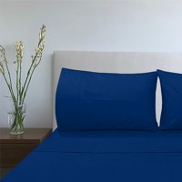 Victorianas - Juego De Sabanas 1,5P Diversion Liso Azul 200 Hilos