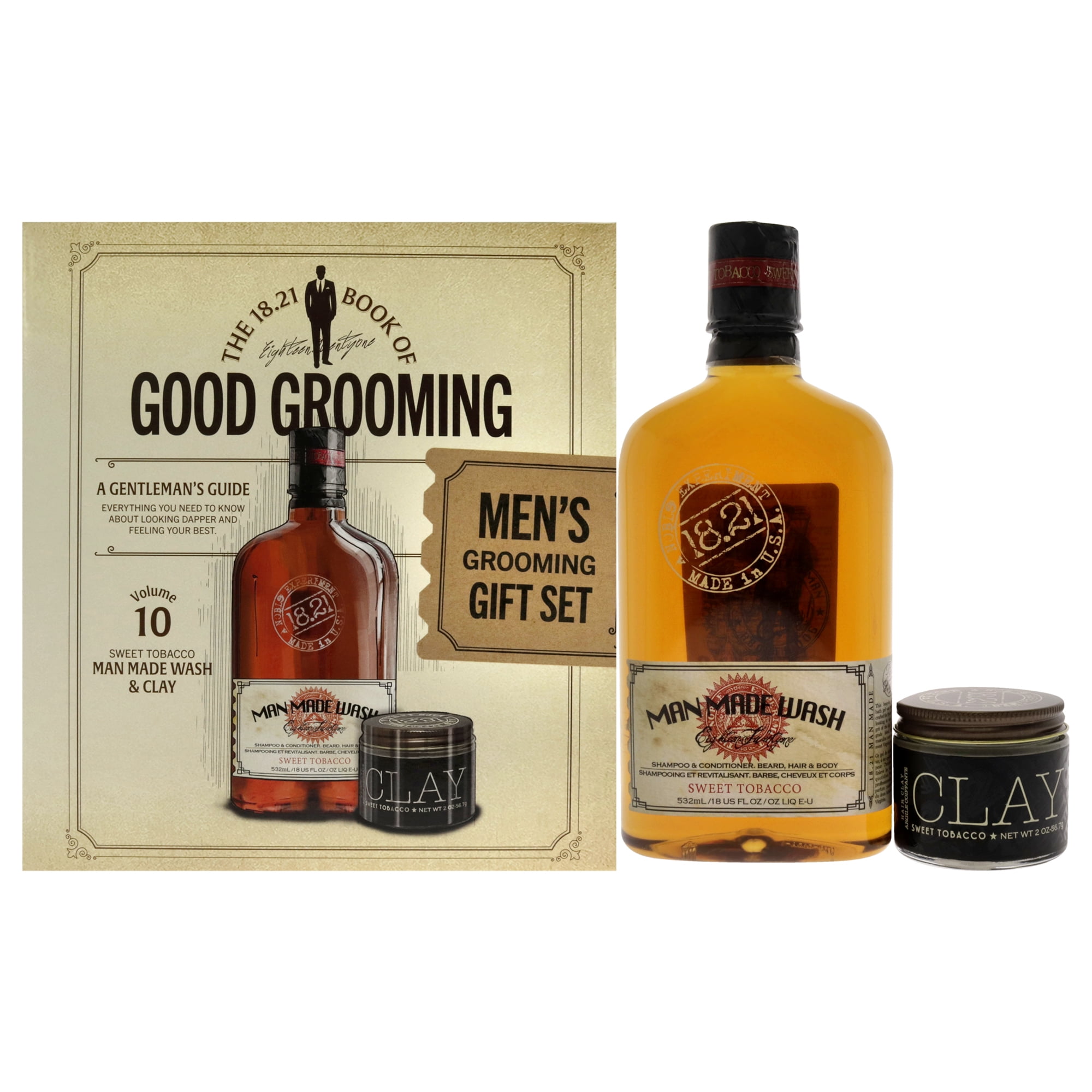 Set Book Of Good Grooming Volume 10 Sweet Tobacco 18.21 Man Made Hombre