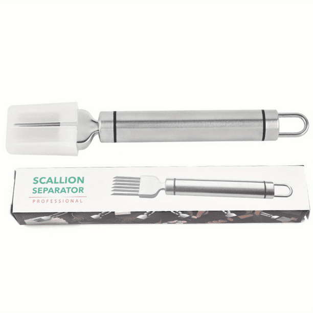 1pc Multifunctional Stainless Steel Grater For Scallion And Onion, Garlic Fruit And Vegetable, Portable With Protective Cover Kitchen Cooking Tool