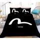 thumbnail image 1 of x314 Bed SheetsLuxury Bedding Set Size Polyester Comforter Cover Bed Sheets Pillow Cases Bed Linen Sets E-EVISU for Adults Duvet 3-Piece Bedding Set (1 Duvet Cover + 2 Pillow Shams) nj314, 1 of 5