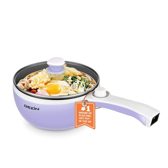 Sartén antiadherente mejorada DEZIN, olla eléctrica, 1,5 L