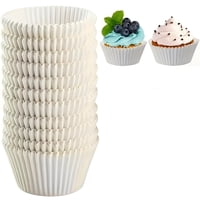 Pasteleriuscl - Pack X100 Capsula Para Hornear Capsulas Cupcakes Capsula 5Cm Blanca 5Cm 66528