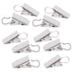 thumbnail image 1 of 10 Uds. Clips De Cortina Resistentes Con Gancho, Abrazaderas De Resorte, Clips Para Colgar, Clavijas, Pin Plateado, 1 of 3