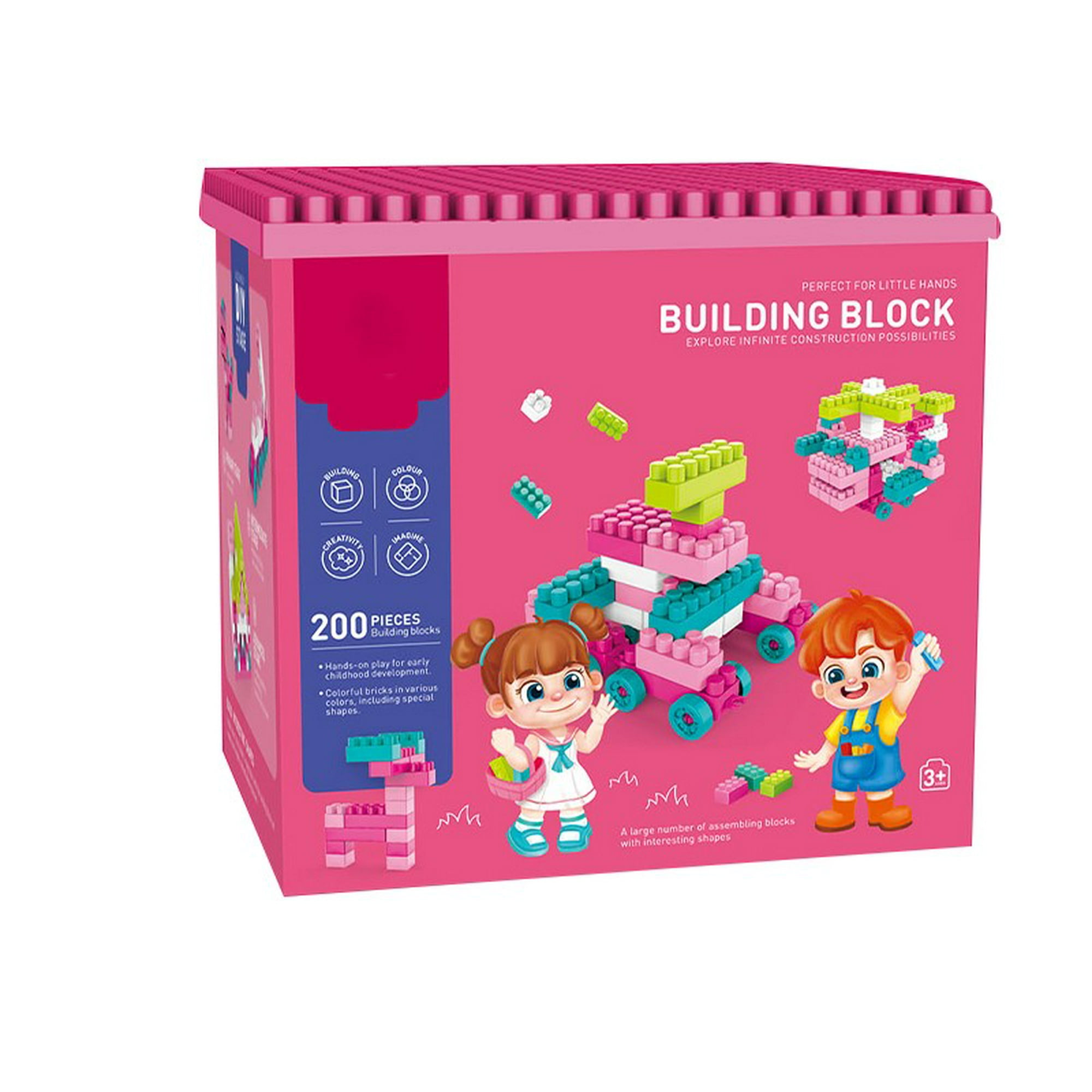 Lapequeteria - Bloques Construcción Tipo Lego 200 Pcs