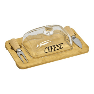 Muebles Santa Ana - Tabla Quesera Con Accesorios Wood