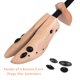 thumbnail image 3 of Extensor de zapatos KevenAnna Premium Professional de madera bidireccional, 3 of 7