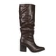thumbnail image 1 of Bota Ecocuero Media Alta 05 Yassne Marron, 1 of 5