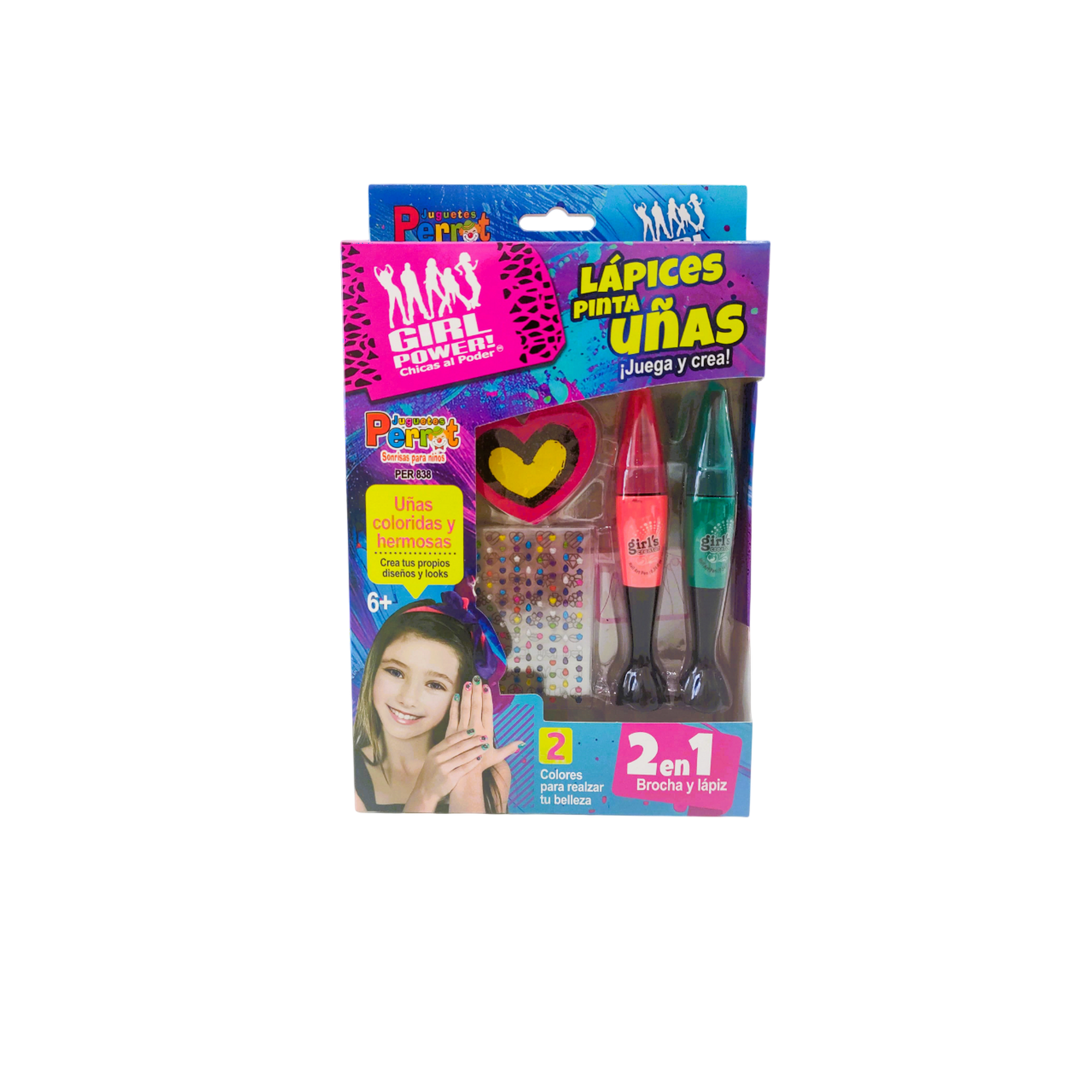 Set Manicura Niña Girl Power Juguetes Perrot