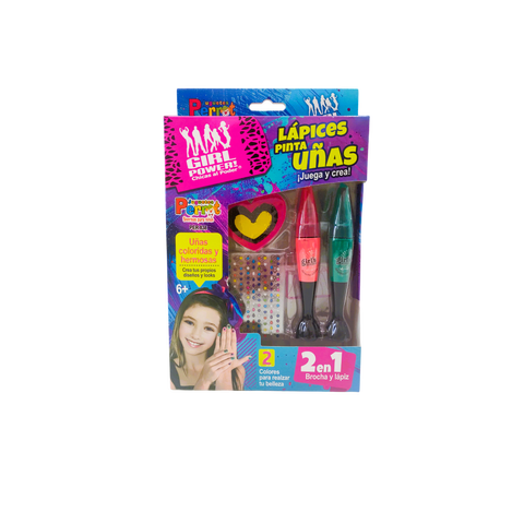 Set Manicura Niña Girl Power Juguetes Perrot