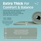 thumbnail image 3 of Esterilla de yoga Retrospec Solana de 1,5 cm de grosor con correa de nailon para hombres y mujeres, 3 of 7