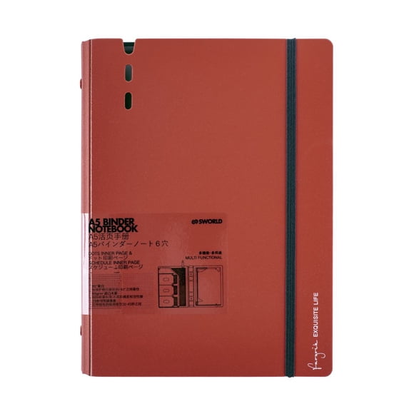 Agenda A5 Rojo c/Hoja de Repuesto