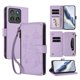 thumbnail image 1 of Funda Cartera Mariposa para [Motorola Edge 2026] con Soporte y Cremallera Morado claro, 1 of 6