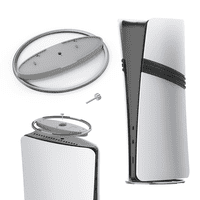 Genérico - Soporte Metálico Vertical Con Base Antideslizante Compatible Con La Consola Playstation 5 Slim/Pro - Soporte Portátil Para Consola De Juegos Ps5 Host-Gris