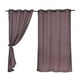 thumbnail image 1 of Set Cortinas SunOut Arg. 140x220 Brown, 1 of 3