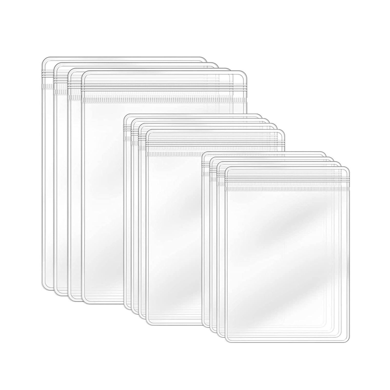 Ioensy - 120 Bolsas Pequeñas Transparentes Con Cierre De Cremallera Y Cierre Superior Para Joyería.