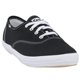 thumbnail image 4 of Zapatillas Keds Champion de lona negra con cordones para mujer, 5 anchas, 4 of 8