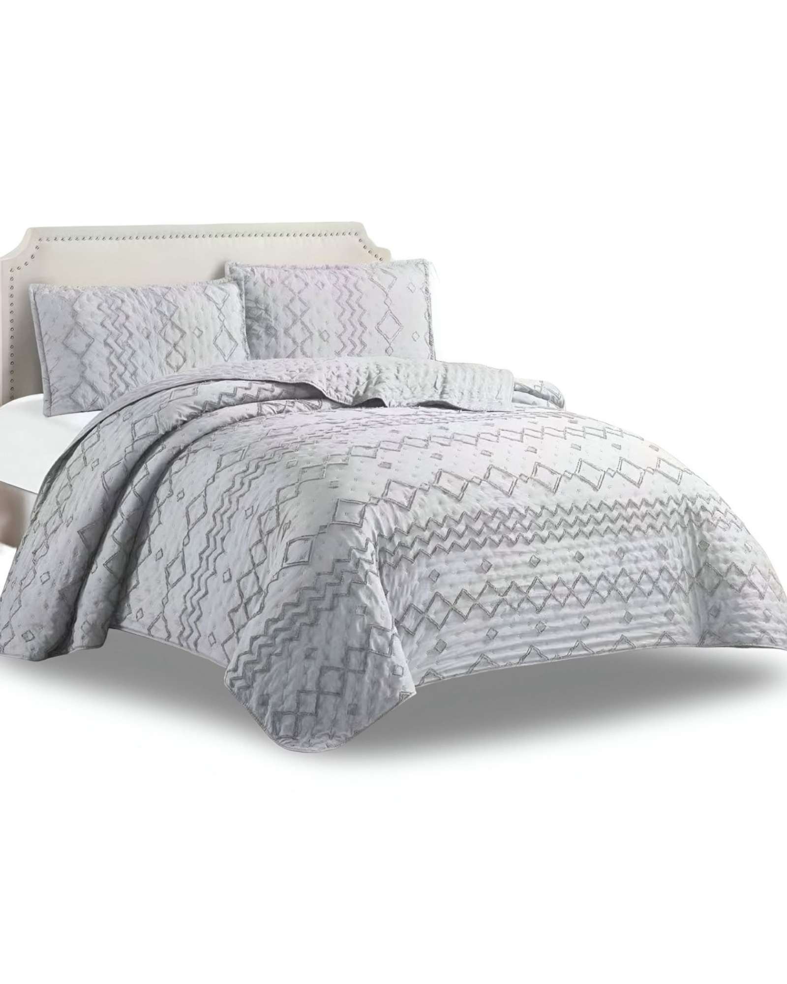 Meipulis - Cubrecama Quilt Tufting De Lujo Suave Plaza Y Media