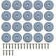 thumbnail image 1 of Deslizadores redondos de teflón para muebles, con tornillos, 20 unidades, deslizadores de teflón para muebles, deslizadores de silla, deslizadores de teflón clavables, 22 mm, 1 of 5