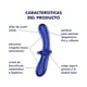 thumbnail image 5 of Satisfyer Dildo de Vidrio Double Crystal Azul, 5 of 6