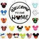thumbnail image 1 of Cartel de Bienvenida de Madera SUPYFD de 30 × 30 cm, 19 Piezas, 1 of 3