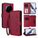 thumbnail image 1 of Funda Cartera Mariposa para [Xiaomi 17 Ultra] con Soporte y Cremallera Rojo, 1 of 6