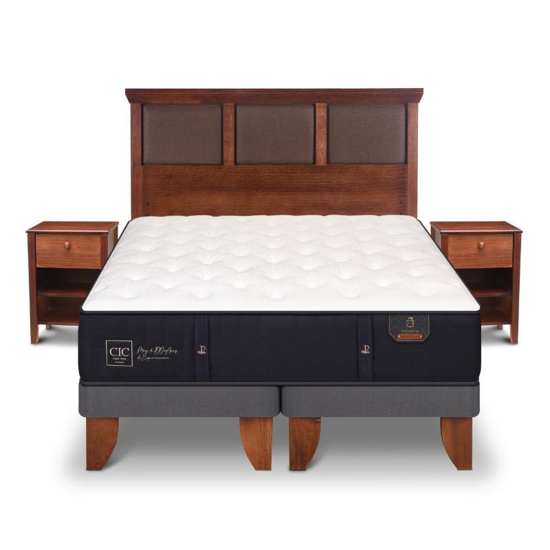 Cic - Cama Europea Premium 2 Plaza Base Dividida