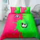 thumbnail image 1 of Splats Graffiti Fashion Duvet Cover UK Double US Bed Linen Set Bed Sheets, 1 of 5