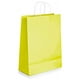 thumbnail image 1 of 12 Bolsas Papel Kraft Colores 21x15x8cm Amarillo Con Asa, 1 of 2