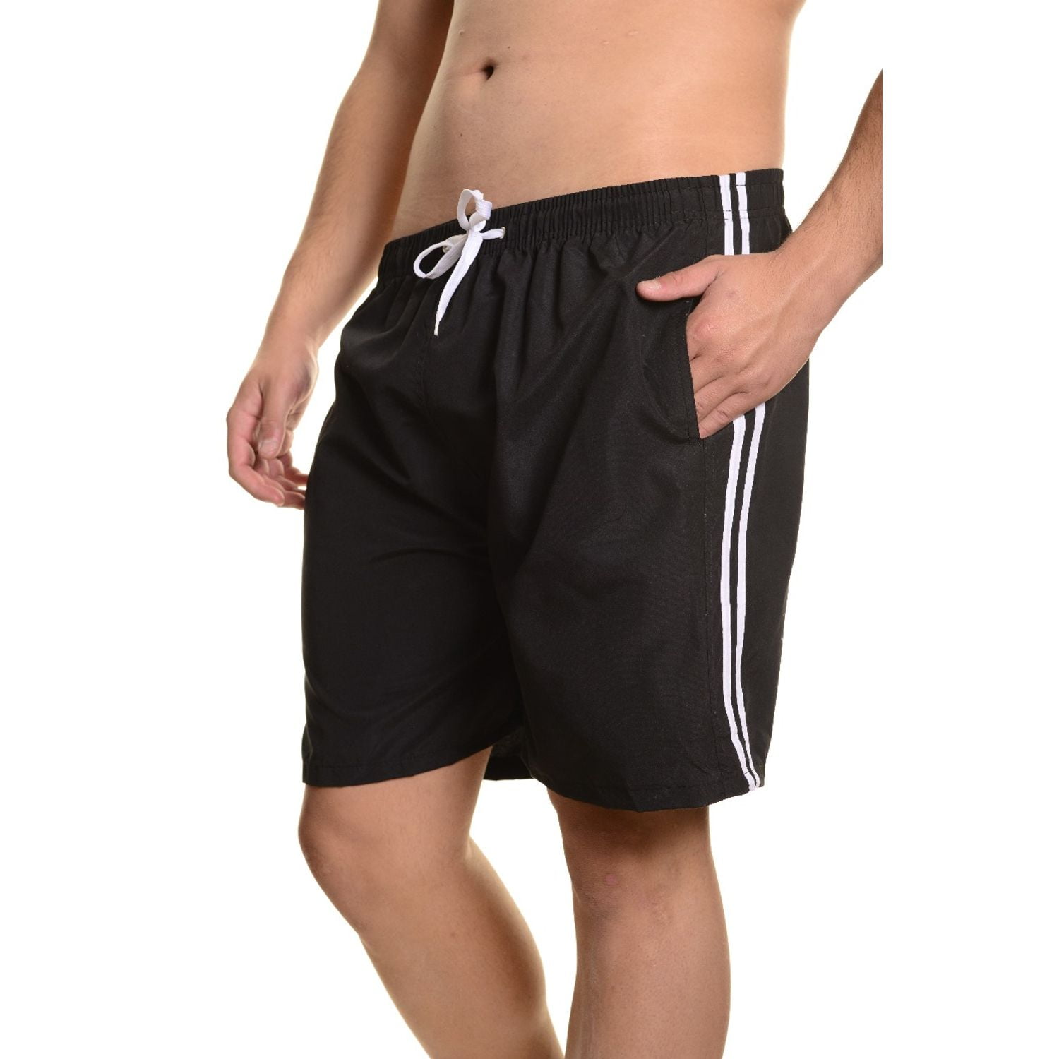 Likeshop - Traje De Baño Hombre Forro Malla Lineas 203