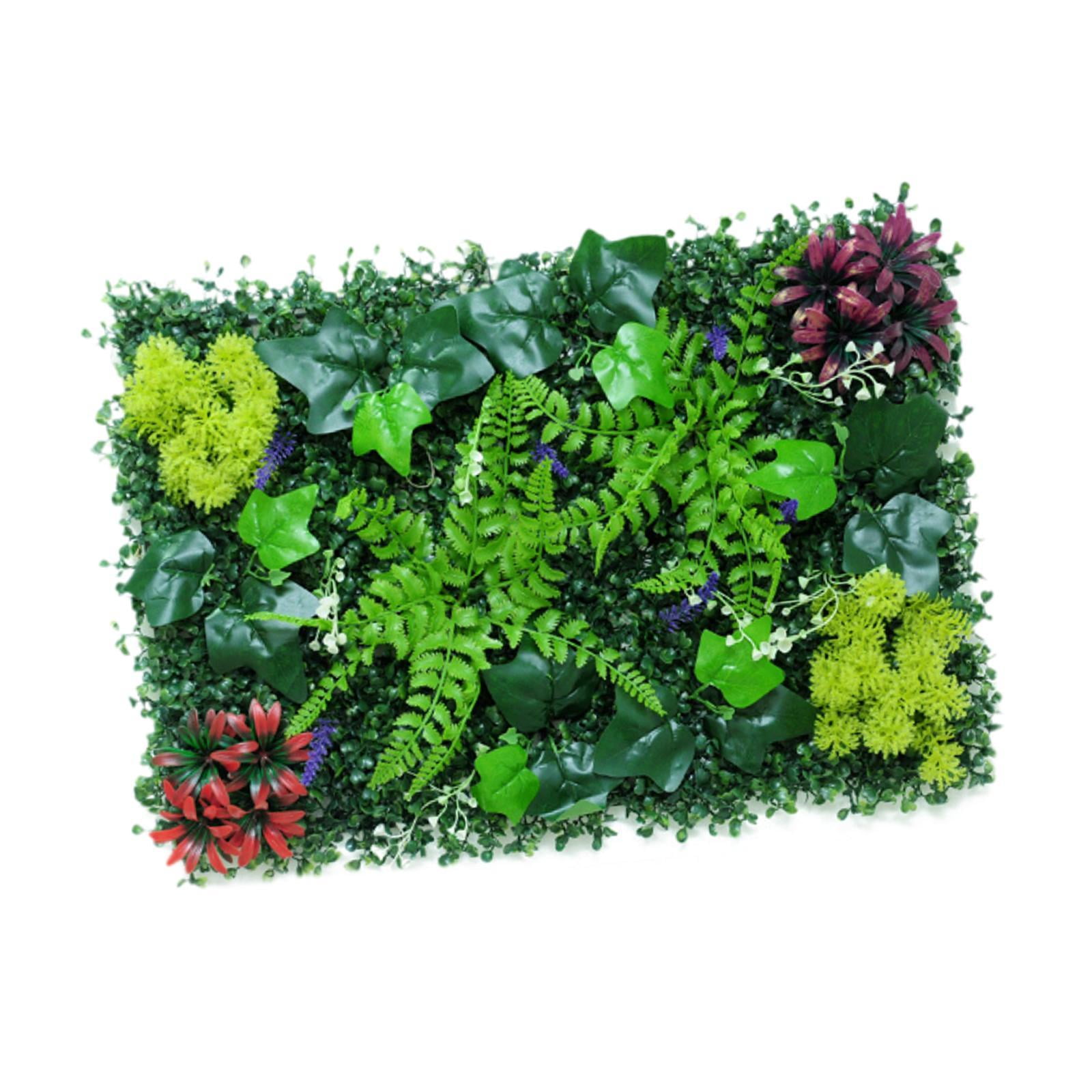 Magideal - Panel De Pared De Plantas Artificiales, Telón De Fondo Verde Falso, Protección Solar, Panel Decorativo De Césped Sintético Para Decoración De Fiestas Estilo A