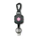 thumbnail image 1 of Porta credencial KISKIB de cable de acero 83 cm con Estrella de la Vida rosa, 1 of 9
