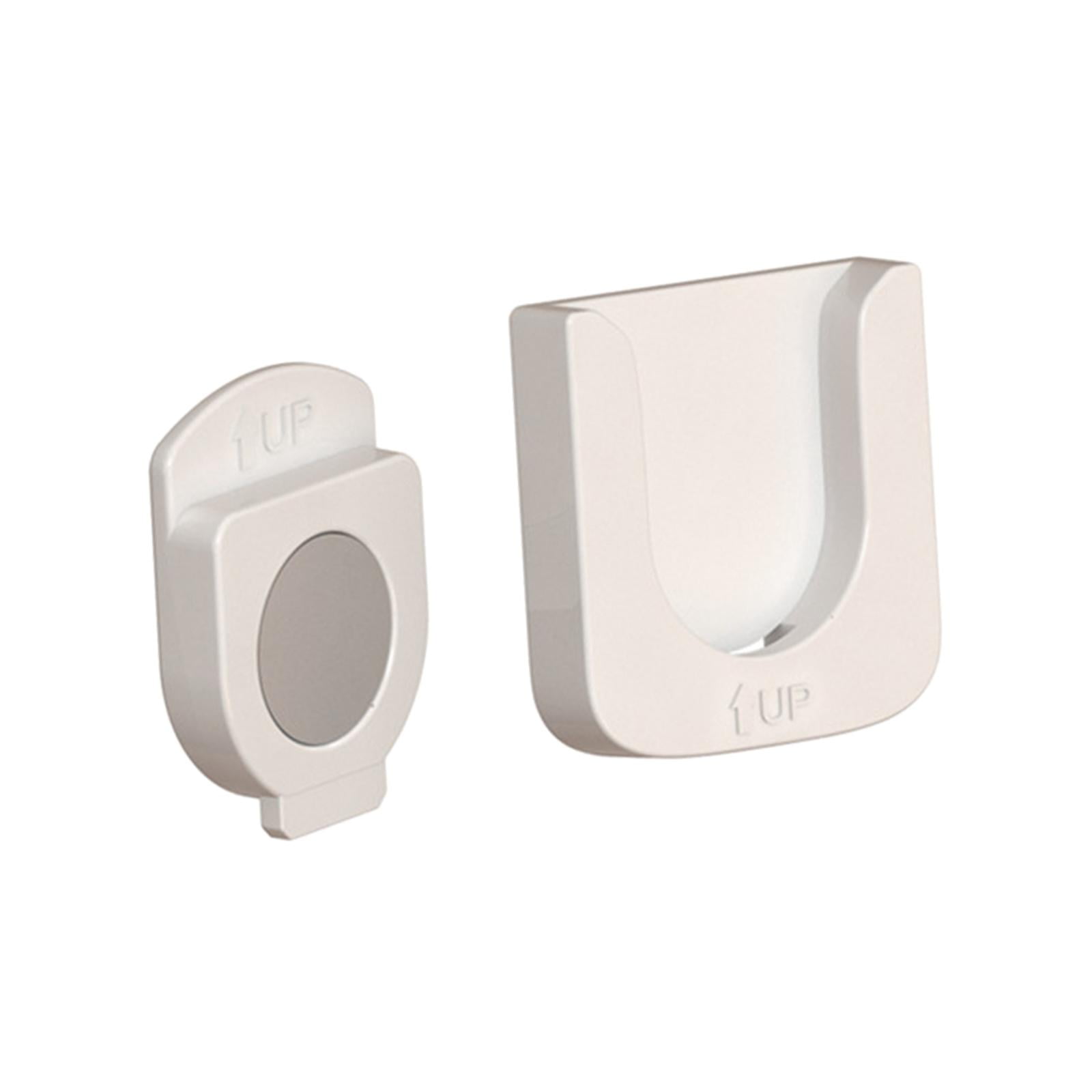 Magideal - Soporte De Control Soporte Gancho Montaje En Pared Para Regletas De Enchufes Hogar Routers Tiendas Oficina Blanco