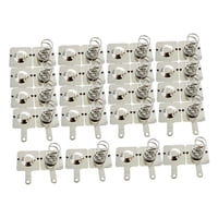 Ioensy - 20 Pares De Resortes De Batería Aa De Repuesto Con Placas De Contacto Metálicas Para Juguetes Infantiles