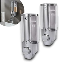 Genérico - Pack X2 Dispensador De Jabon Liquido Gel Para Pared 350Ml