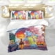 thumbnail image 5 of Elemental Conjunto de sábanas temático, trío de piezas, cómodo y amigable con la piel, diseño único, regalo de decoración para el hogar para familiares, amigos y fans, 90 cm * 190 cm, 5 of 6