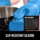 thumbnail image 3 of Guantes para horno GORILLA GRIP de silicona, sin BPA, resistentes al calor, 32 cm, 3 of 9