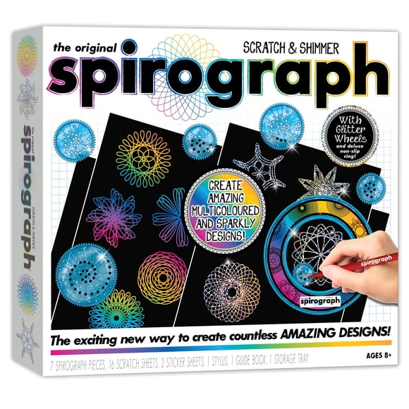 Set Creativo de Dibujo Spirograph Scratch & Shimmer