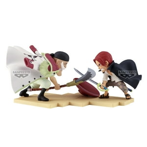 Banpresto - Figura One Piece Wr Col Log Stories-Edwardnewgate Vs Shanks