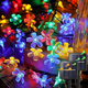 thumbnail image 2 of Luces Solares Guirnalda Navidad Flor Multicolor 6 Metros, 2 of 3