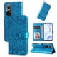 thumbnail image 2 of Funda tipo cartera FOXDOCK para Honor 50 Pro , diseño girasol en relieve, cuero PU, cierre magnético, soporte y tarjetero, 2 of 5