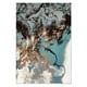 thumbnail image 1 of Bajada de Cama 7x7 cm Polipropileno Turquesa Antideslizante, 1 of 1