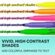 thumbnail image 4 of Iluminadores Sharpie Pocket con punta de cincel, 12 colores surtidos, 4 of 7