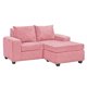 thumbnail image 1 of Sillón Modular 2.1 Kahlo Felpa Rosado, 1 of 2